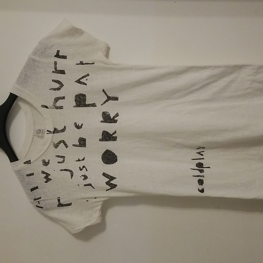 Coldplay RARE Vintage 2008 Death and All His Friends T Shirt Large NWOT
